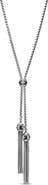 David Yurman Renaissance Tassel Necklace with Diamonds in Silver