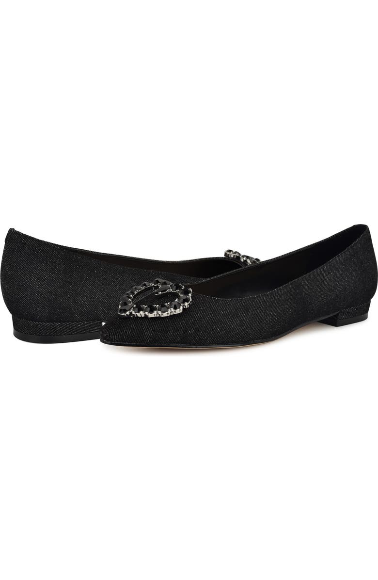 Nine West Hearts Rhinestone Flat, Alternate, color,