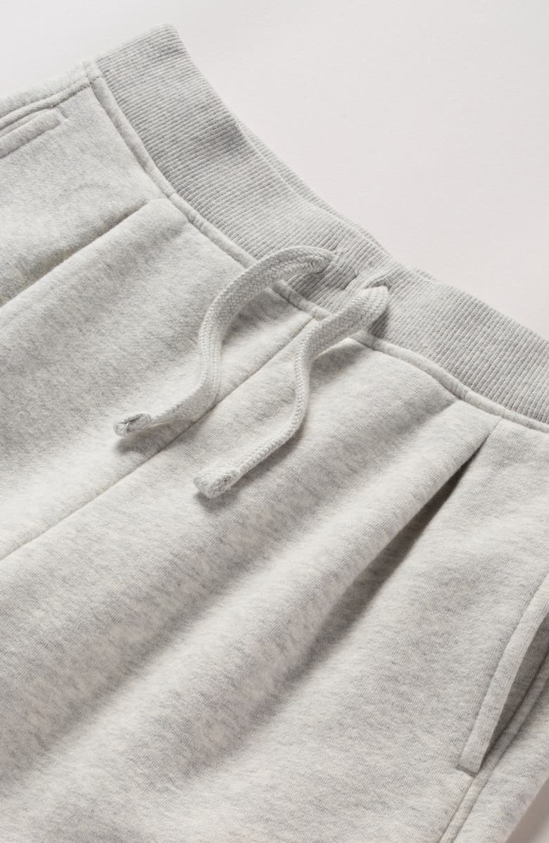 Zella Girl Cloud Soft Pleated Wide Leg Knit Pants, Alternate, color, Grey Light Heather