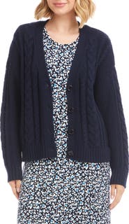 Karen Kane Cable Stitch Cardigan