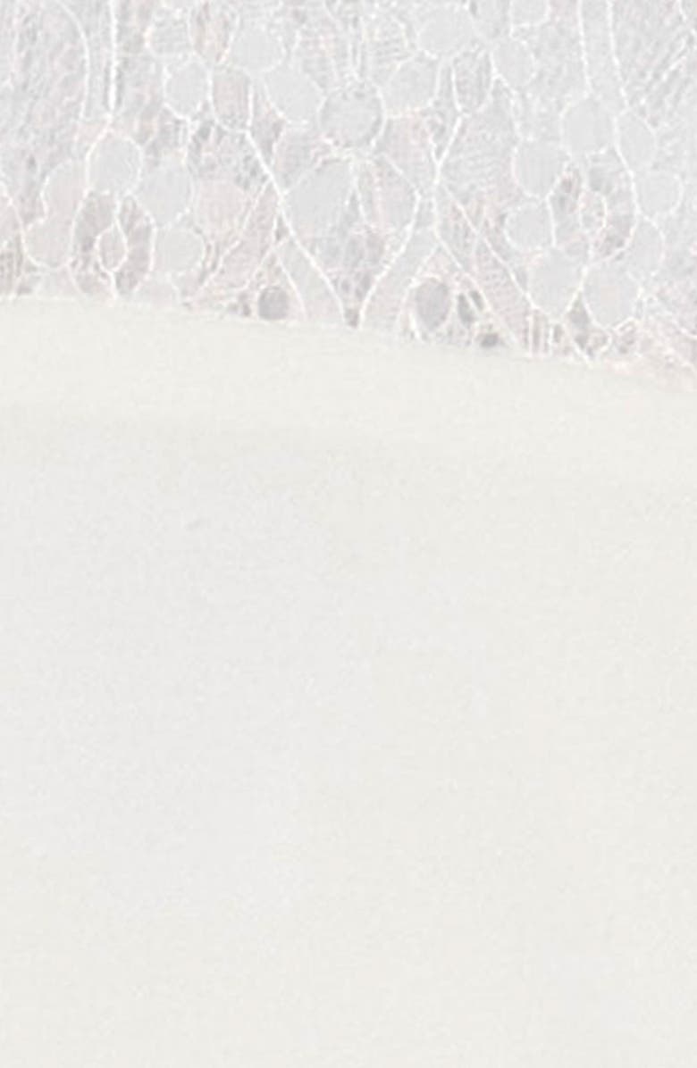 BLUSH by Us Angels Lace Cap Sleeve Skater Dress, Alternate, color,