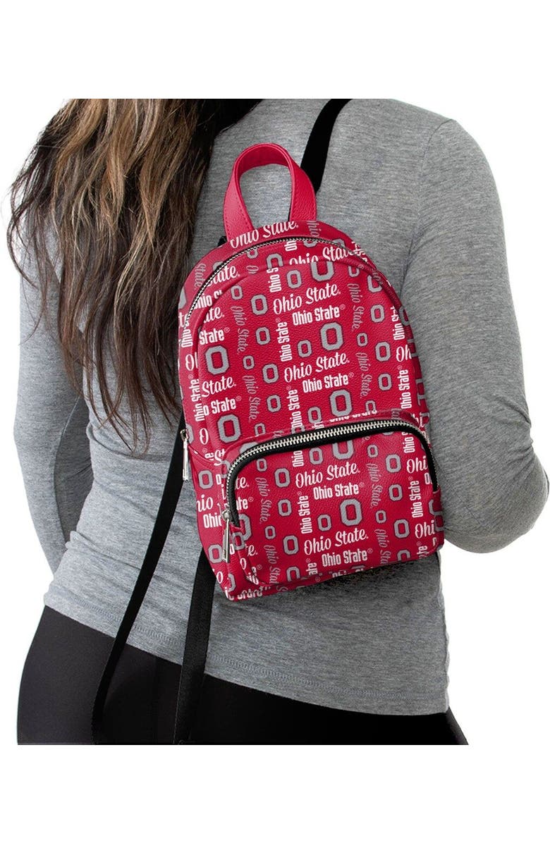 FOCO Youth FOCO Red Ohio State Buckeyes Repeat Brooklyn Mini Backpack, Alternate, color, Scarlet