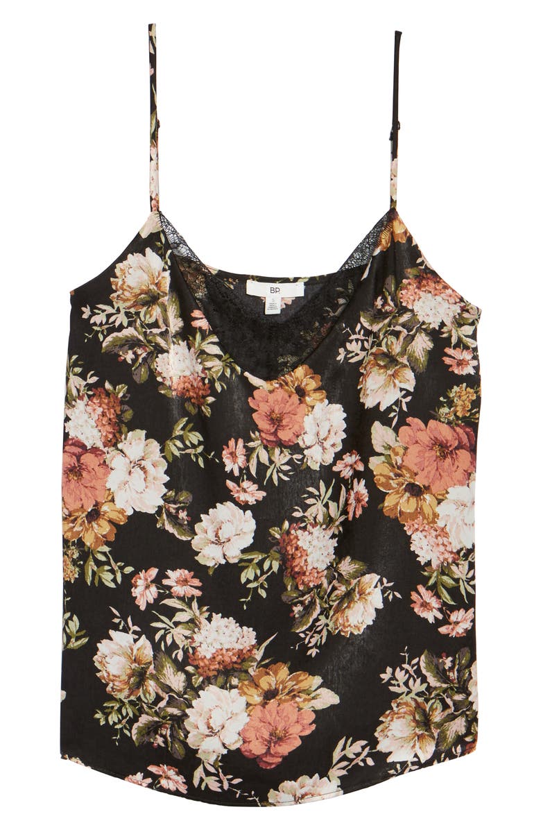 BP. Floral Lace Trim Camisole, Alternate, color, 