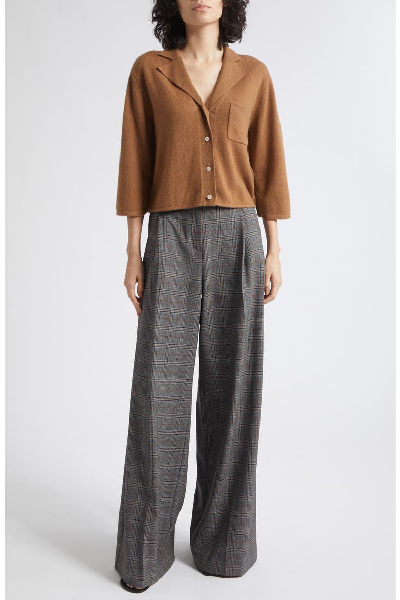 Wool & Cashmere Cardigan, Alternate, color, CAMEL