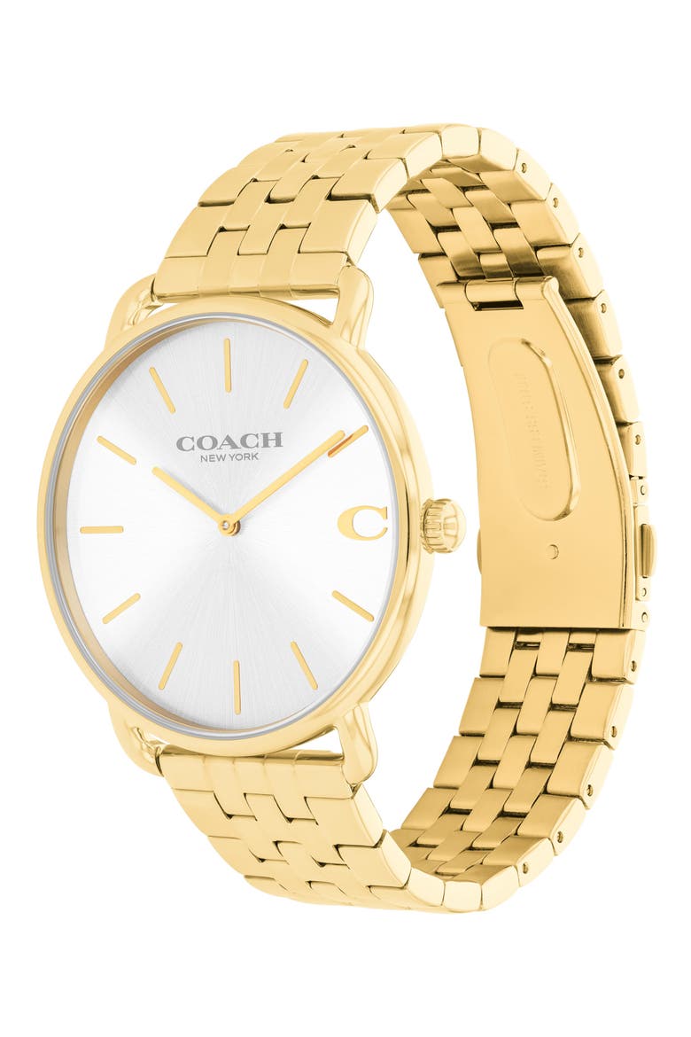 Elliot Bracelet Watch, 43mm, Alternate, color, SILVER WHITE