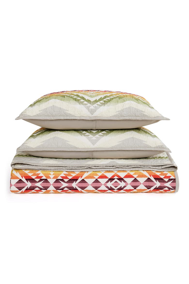 Cascadia Coverlet & Shams Set, Main, color, GRAY MULTI