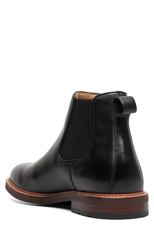 Florsheim Anthem Plain Toe Chelsea Boot In Black