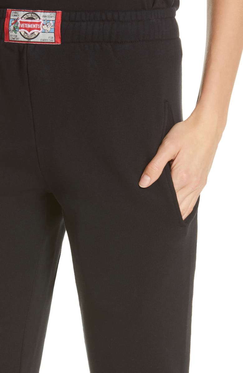 VETEMENTS Skinny Sweatpants, Alternate, color,