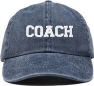 Dalix Coach Embroidered Sports Dad Cap