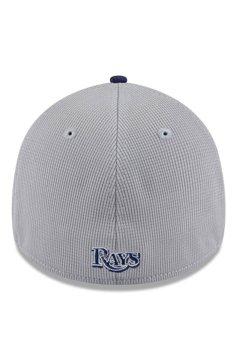 New Era Men's New Era  Gray/Navy Tampa Bay Rays 2025 Batting Practice 39THIRTY Flex Hat, Alternate, color, 