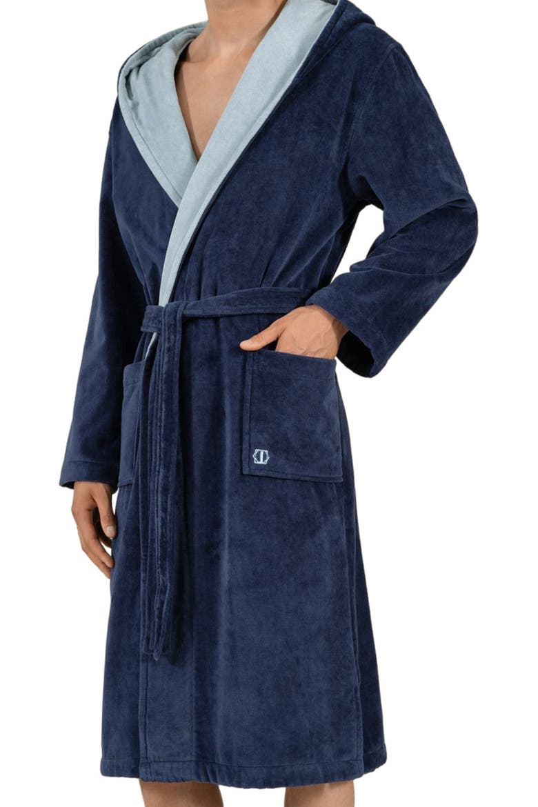 Art Line Men's Bathrobe, Alternate, color, Blue