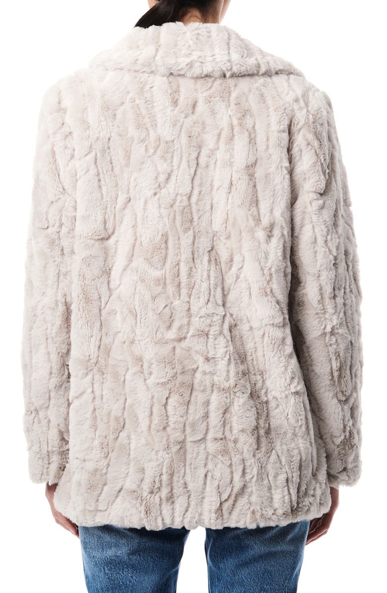 Bernardo Faux Fur Jacket, Alternate, color, 