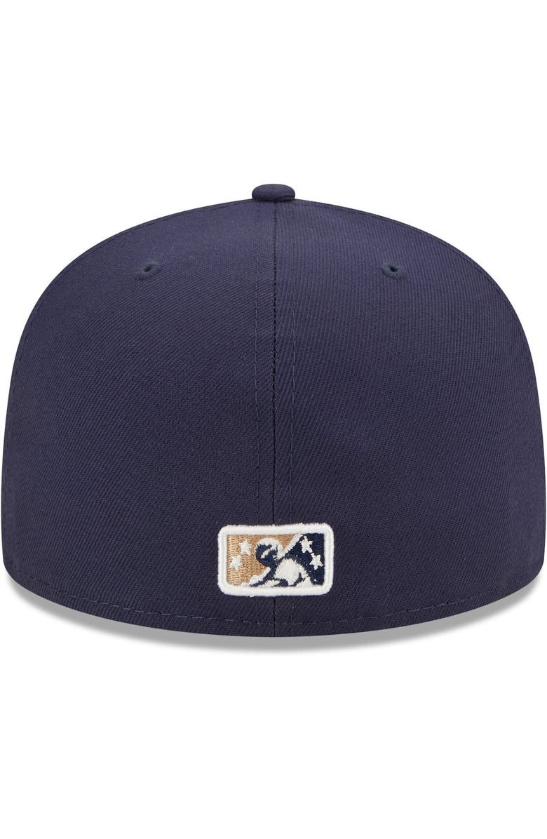 New Era Men's New Era Navy San Antonio Missions Authentic Collection 59FIFTY Fitted Hat, Alternate, color, Navy