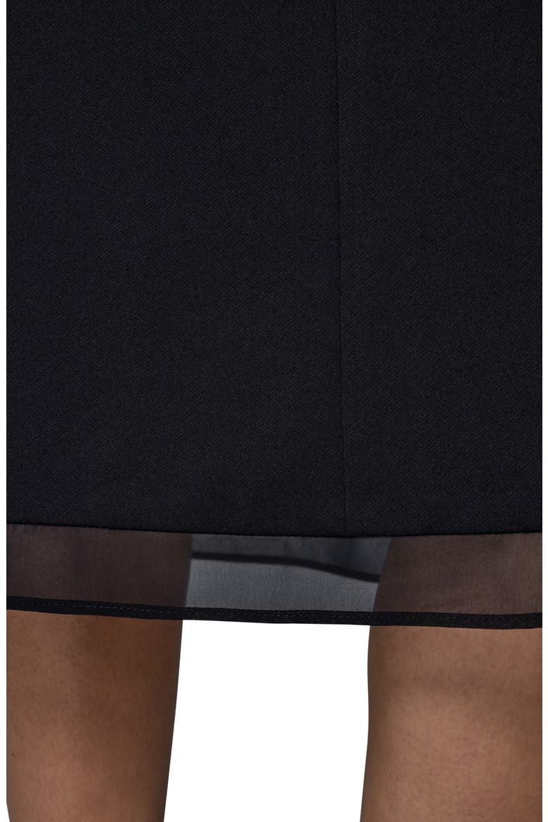 Sleeveless A-Line Cocktail Dress, Alternate, color, BLACK