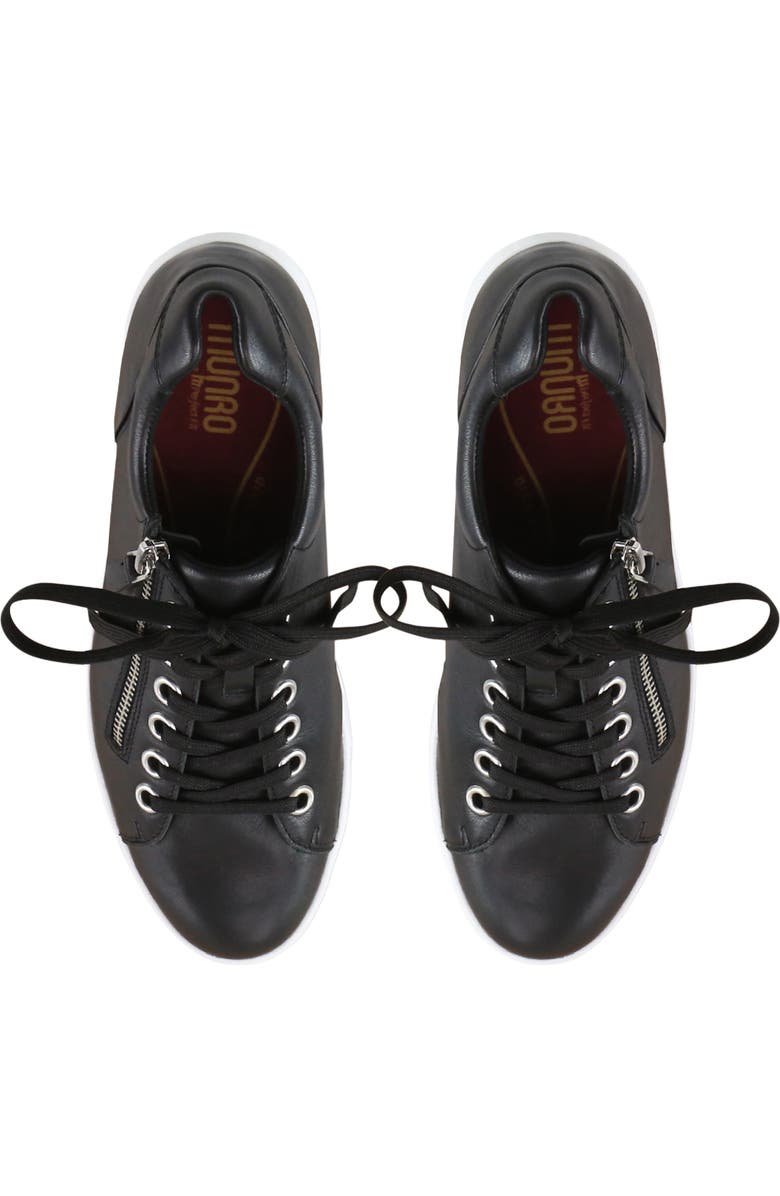 Munro Tilly Sneaker, Alternate, color, Black Tumbled