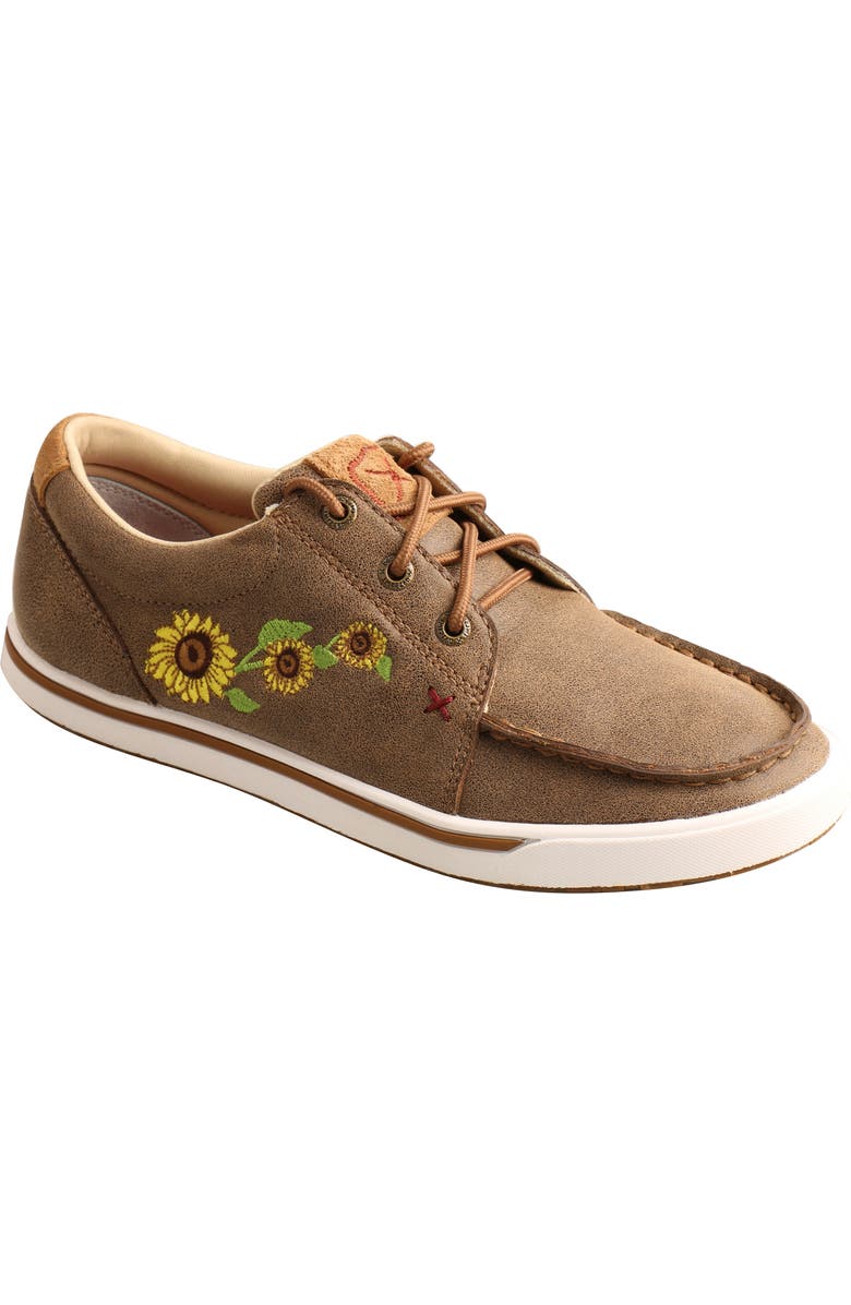 Twisted X Kicks Sneaker, Main, color, Bomber Sunflower