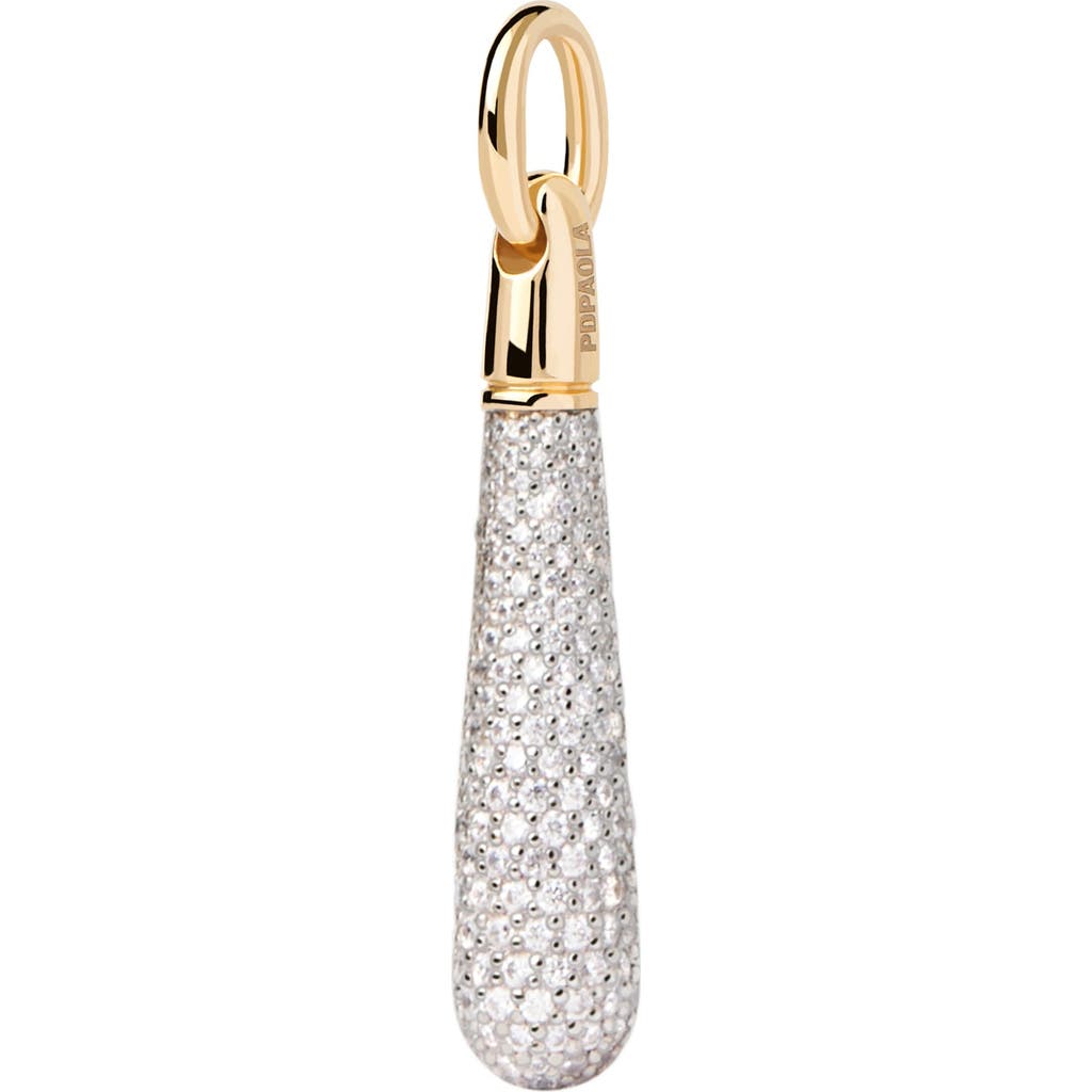Pdpaola Women's Pave Large Drop Pendant In Gold