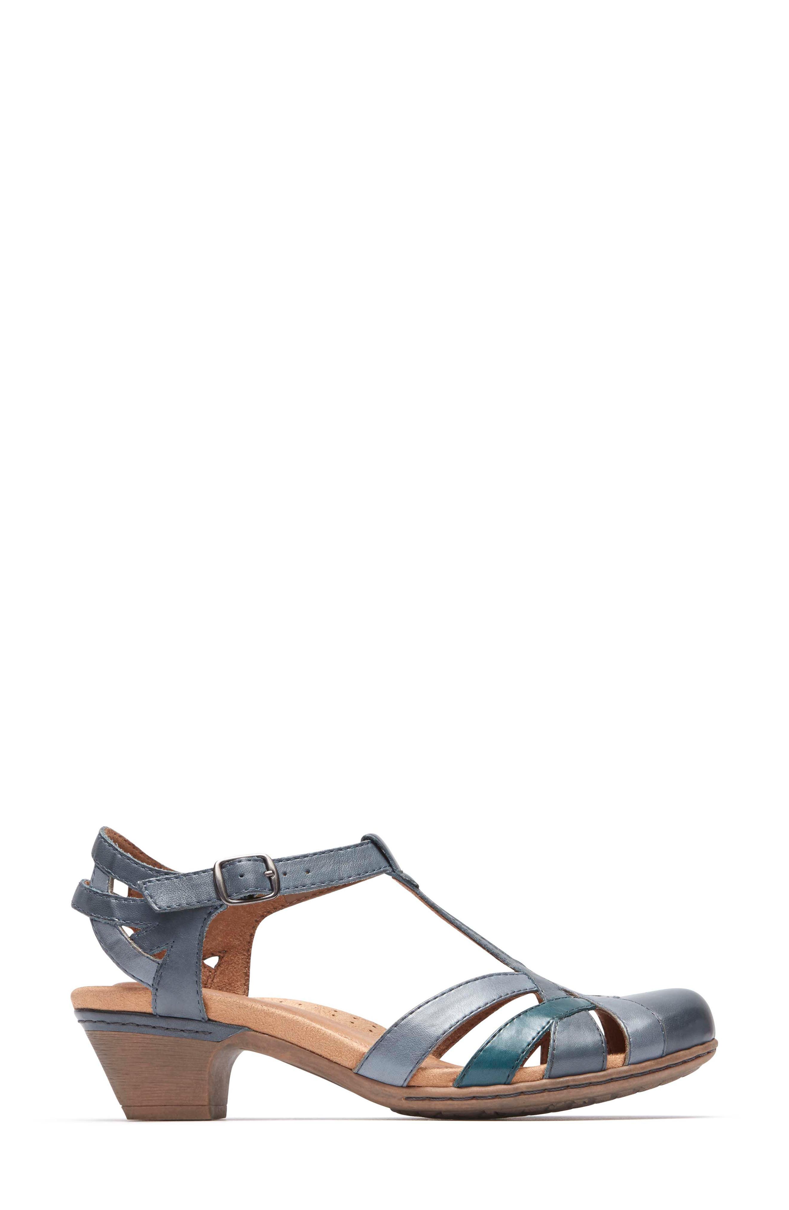 'Aubrey' Sandal, Alternate, color, BLUE MULTI LEATHER