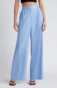 Open Edit High Waist Wide Leg Trousers