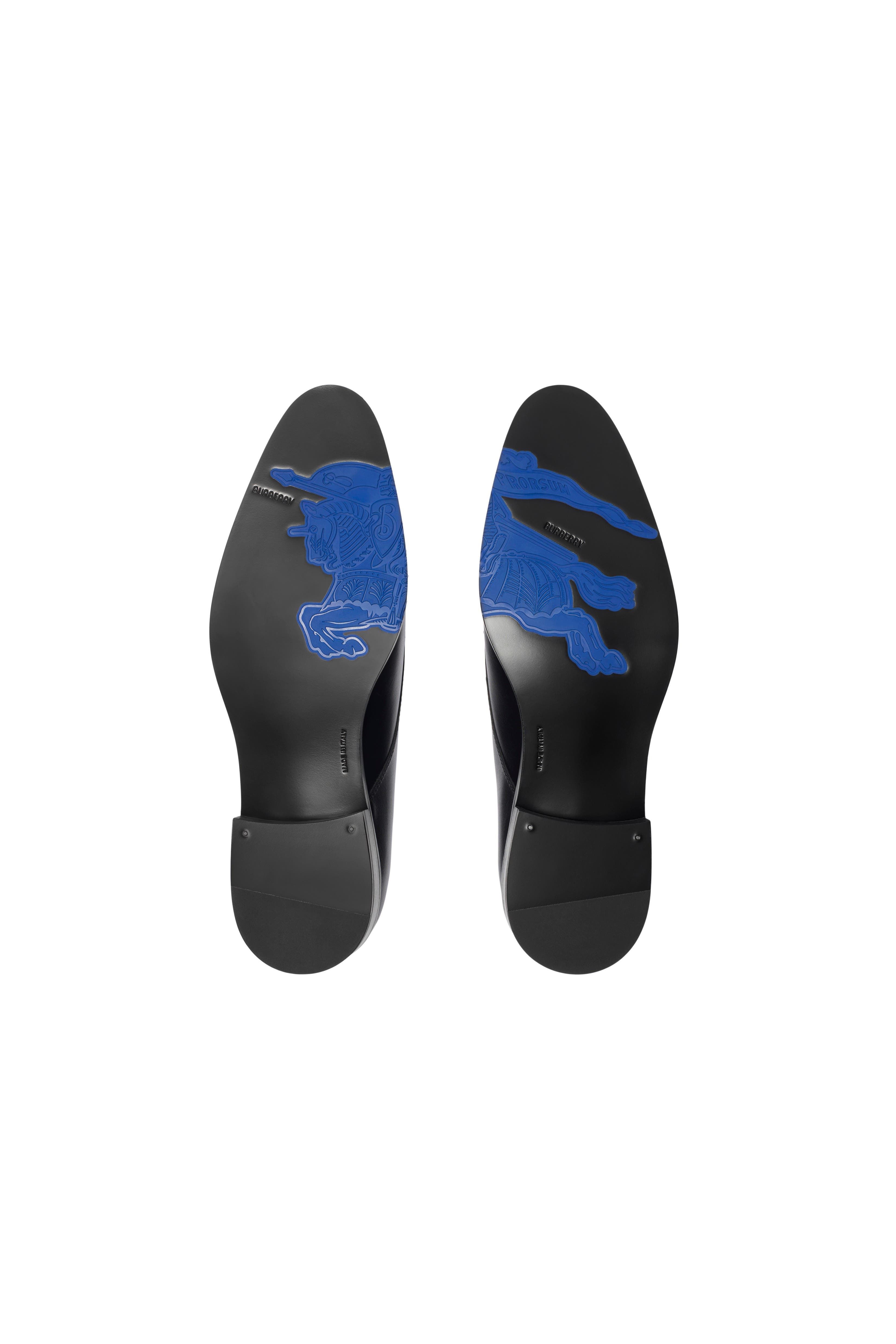 Burberry Leather Carlyle Derby Shoes, Alternate, color, 