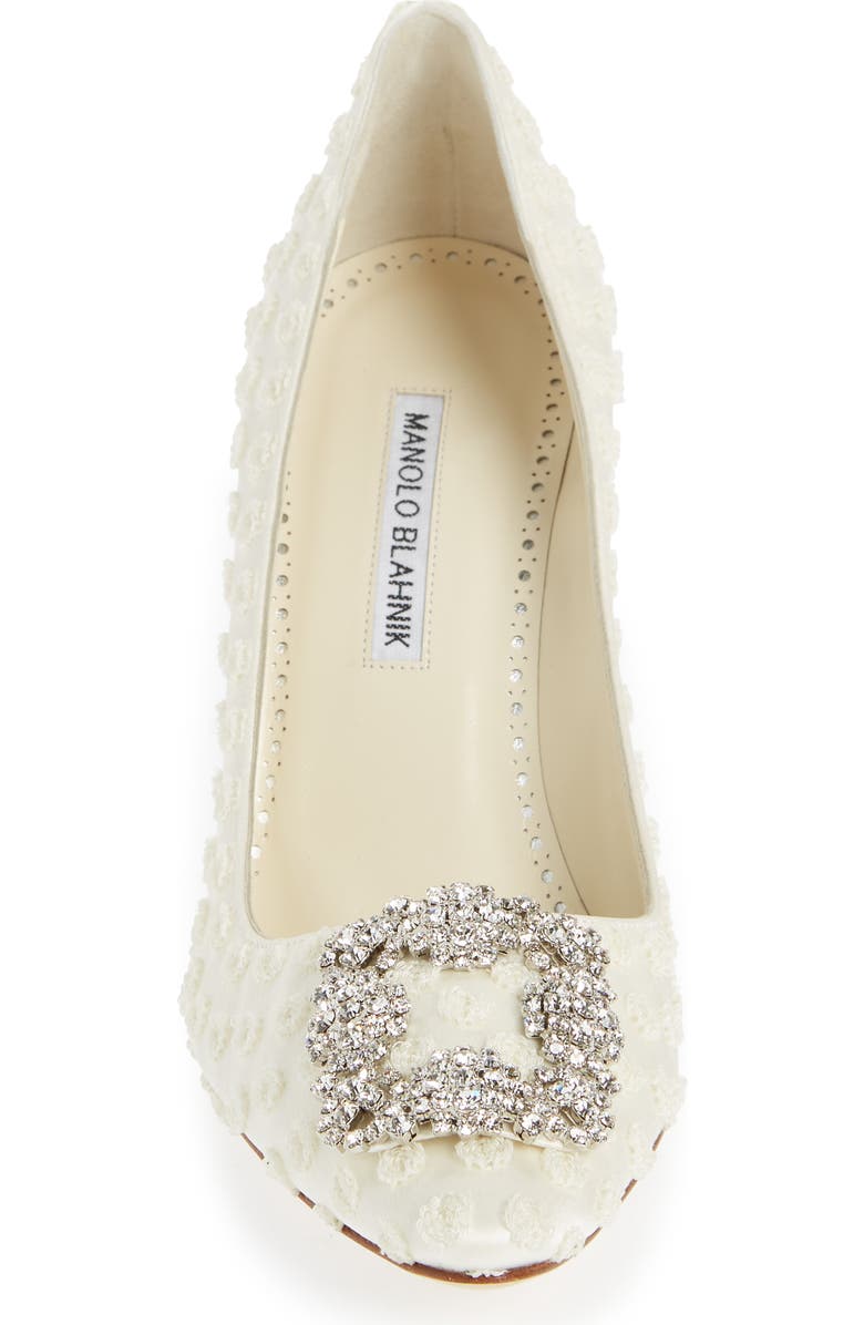 Manolo Blahnik Hangisi Pointed Toe Pump, Alternate, color,