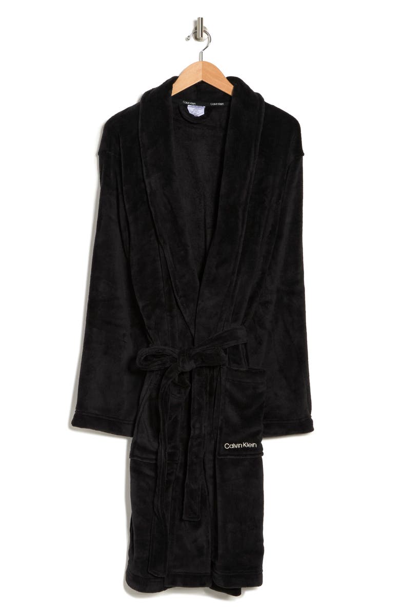 Calvin Klein Waist Tie Robe, Alternate, color,