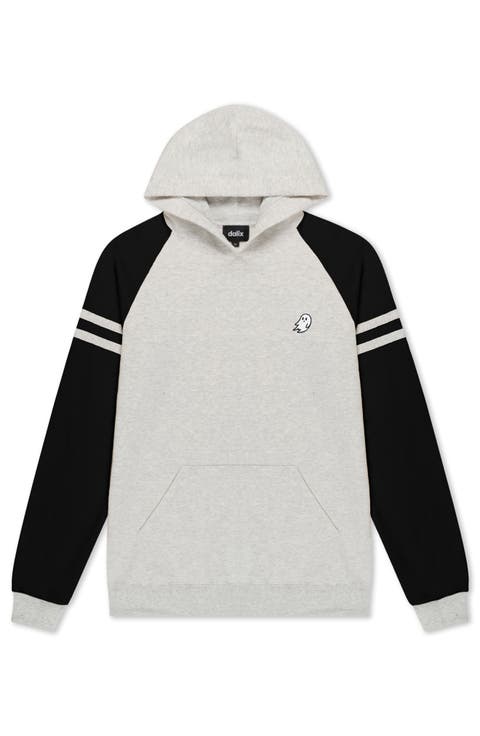 Mens Ghost Varsity Midweight Hooded Sweatshirt