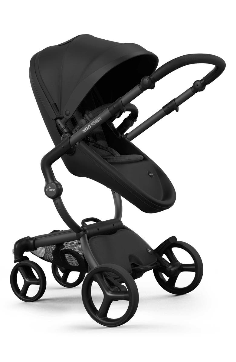 mima Xari MAX Stroller, Alternate, color, Black / Black / Black