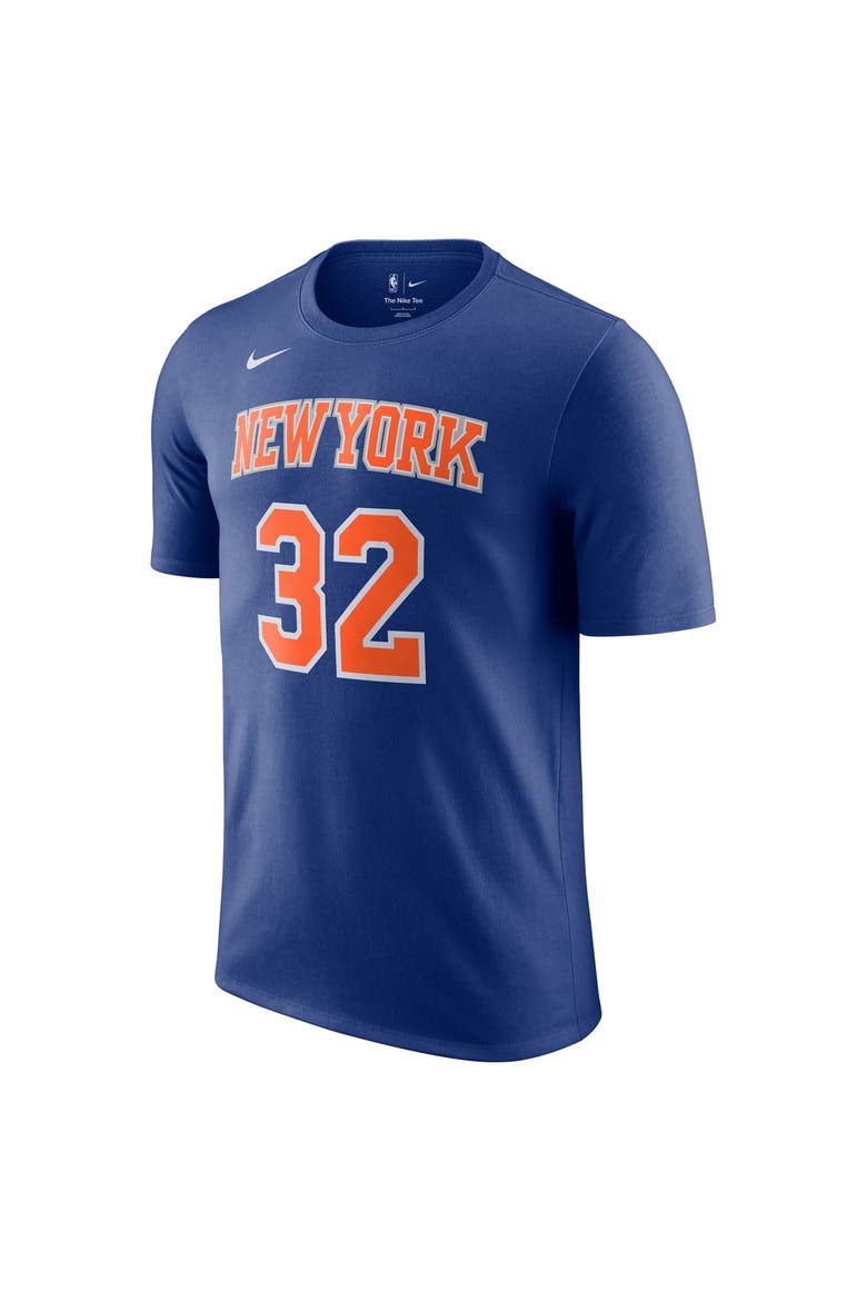 Unisex Nike Karl-Anthony Towns Blue New York Knicks Name & Number T-Shirt - Icon Edition, Alternate, color, Blue