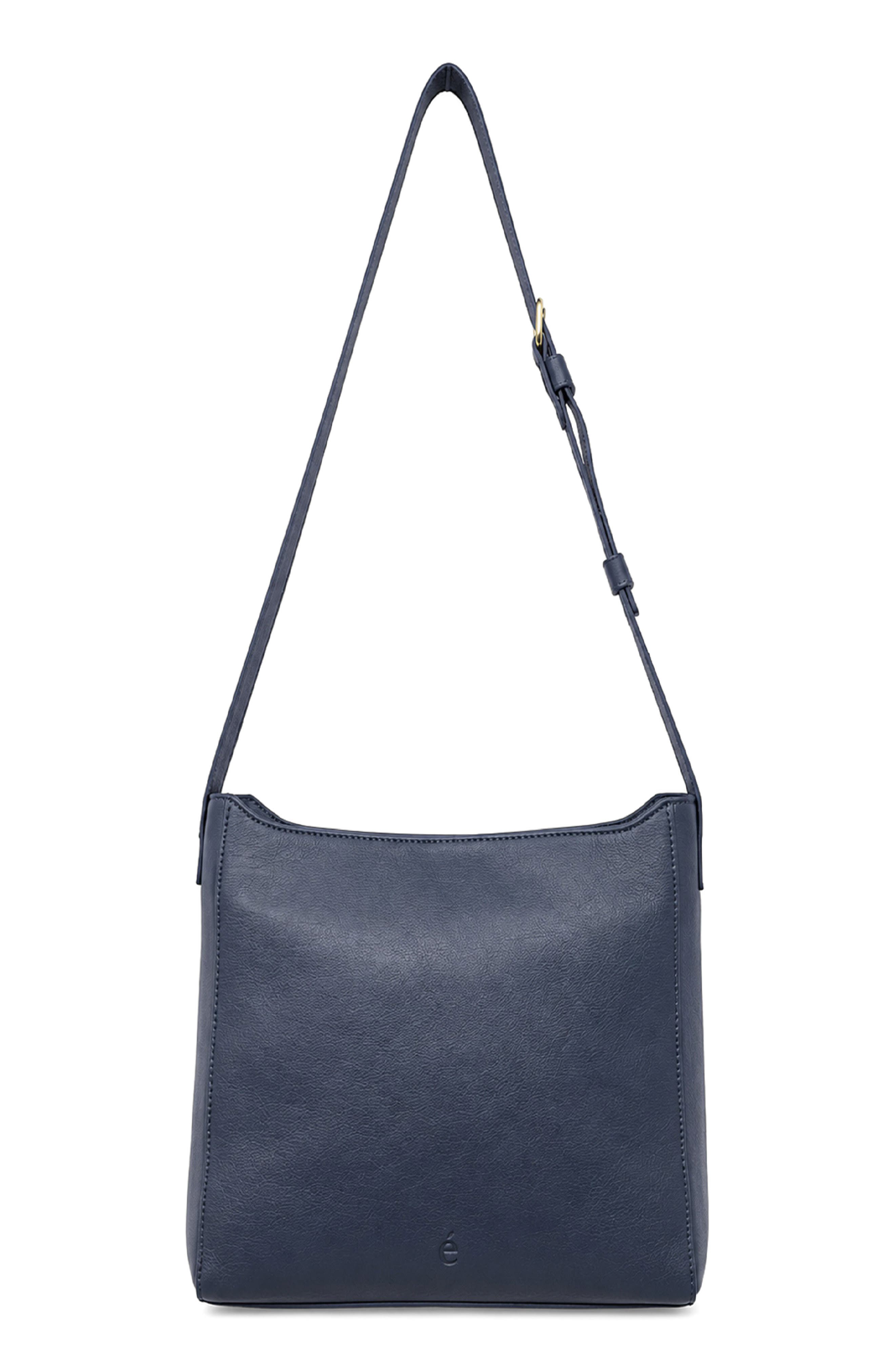 Brigitte Leather Crossbody Bag, Alternate, color, MIDNIGHT