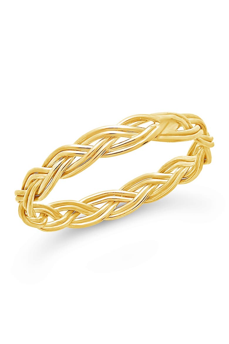 Woven Band Ring, Alternate, color, GOLD