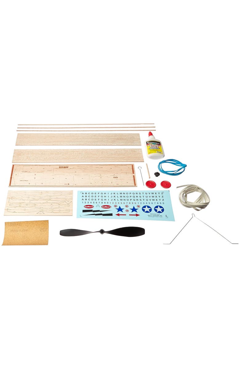 Guillow's Build N Fly Model Kit, Flyboy 4000, Level 4 Learning Series, Diy, Alternate, color, Multicolored