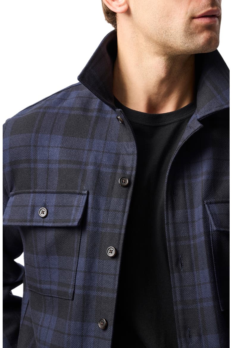 Netherton Plaid Shirt Jacket, Alternate, color, ECLIPSE