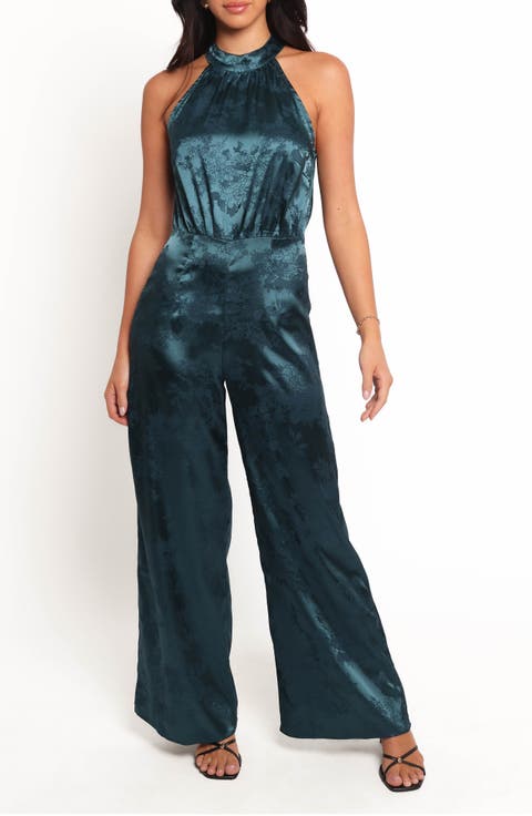 Shellbie Halter Wide Leg Jumpsuit