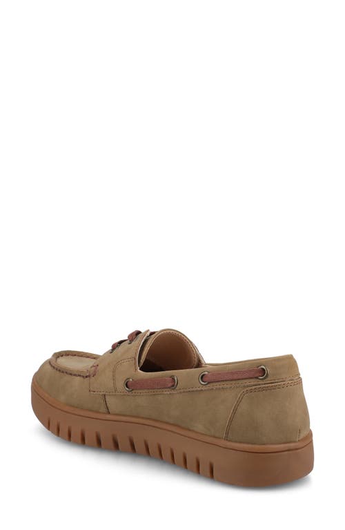 Journee Collection Marion Boat Shoe In Brown