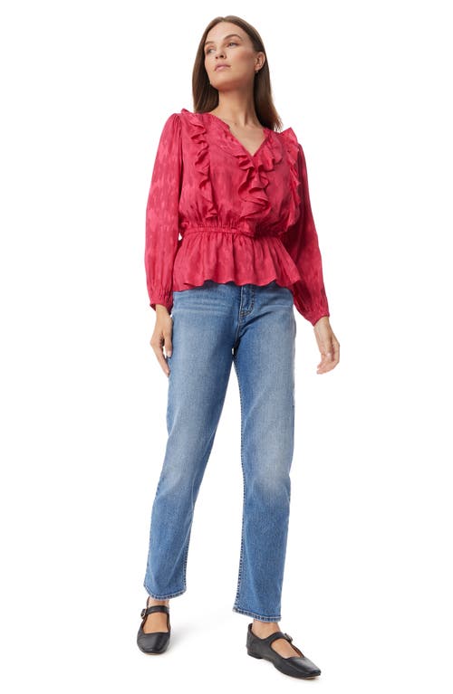 SAM EDELMAN SAM EDELMAN KAMILAH LONG SLEEVE PEPLUM TOP