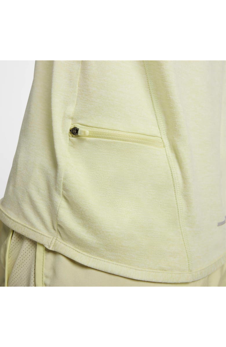 Nike Dri-FIT Swift Element UV Running Top, Alternate, color, 751 Life Lime/White/Heather