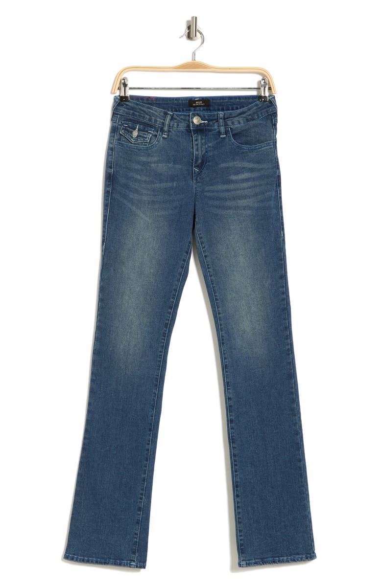 True Religion Brand Jeans Billie Flap Pocket Straight Leg Jeans, Alternate, color,