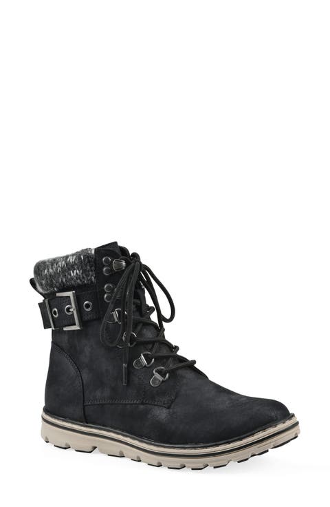 Kimmie Knit Cuff Side Zip Boot (Women)