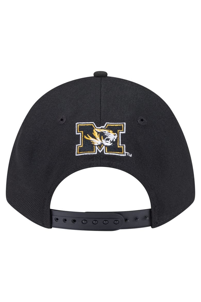Men's New Era Black Missouri Tigers Team Collective 9FORTY M-Crown Adjustable Hat, Alternate, color, Black