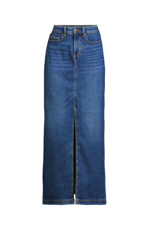 LANDS' END LANDS' END SOFT DENIM MAXI SKIRT