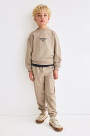 H&M 2-piece Motif-detail Sweatshirt Set