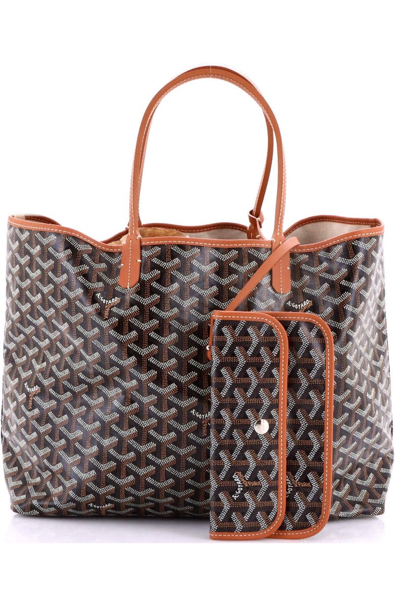 Pre-Owned Goyard Saint Louis Tote Coated Canvas PM, Alternate, color, Black