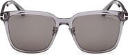 TOM FORD 58mm Square Sunglasses