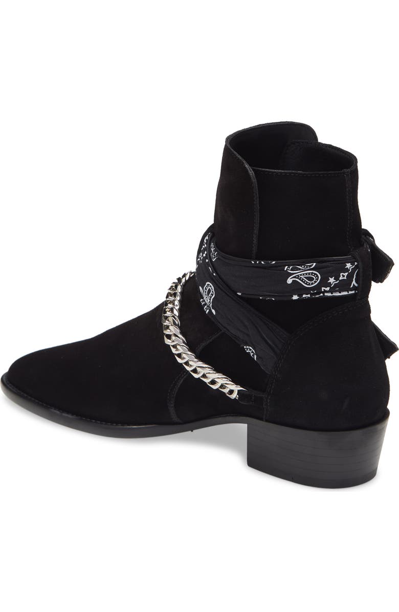 AMIRI Bandana Strap Ankle Boot, Alternate, color,
