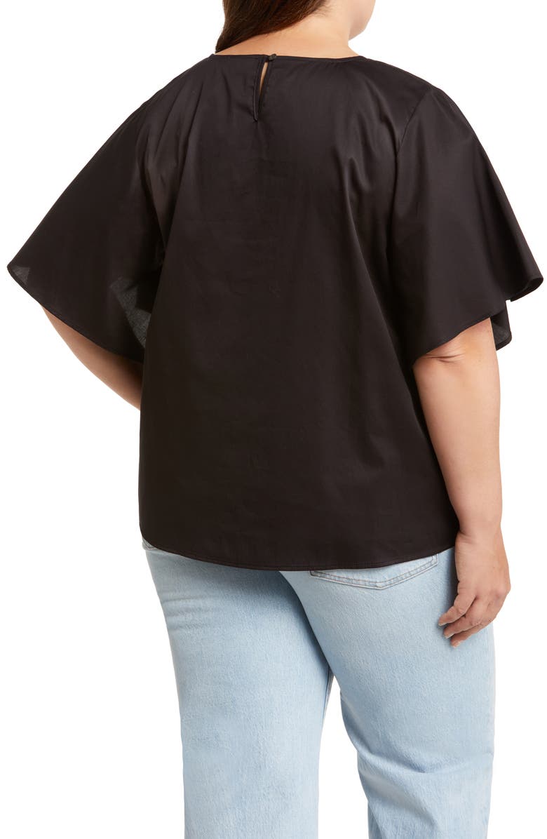 HARSHMAN Zinnia Ladder Trim Cotton Top, Alternate, color,