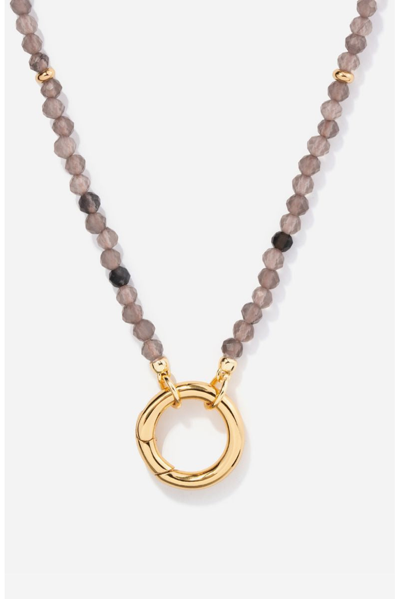 Smoky Quartz Energy Gemstone Necklace, Main, color, Smoky Quartz