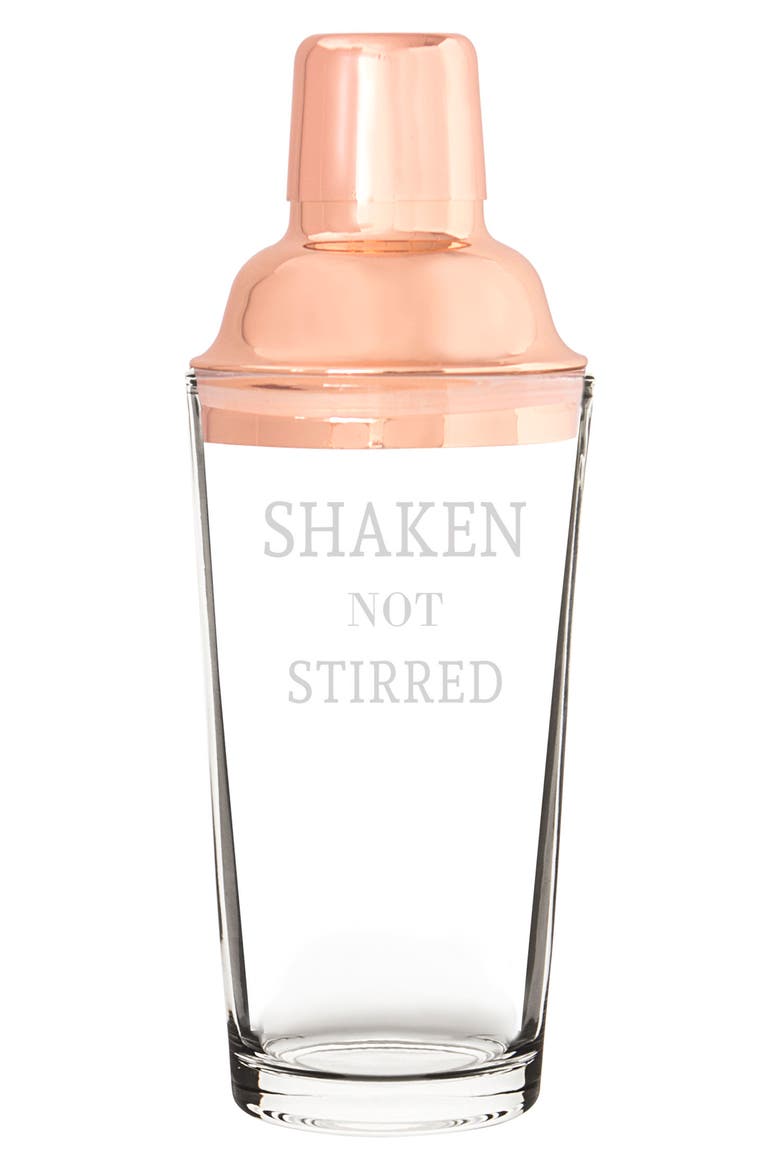 Shaken Not Stirred Cocktail Shaker, Main, color, METALLIC COPPER