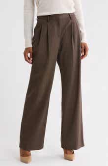 Sulli High Waist Wide Leg Pleated Pants