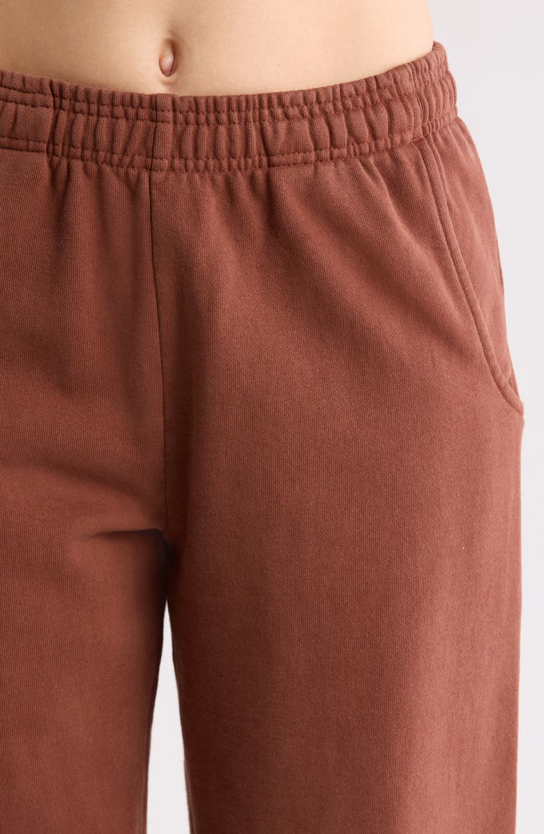 Melody Ehsani Gender Inclusive Heavy Fleece Sweatpants, Alternate, color, Milk Chocolate